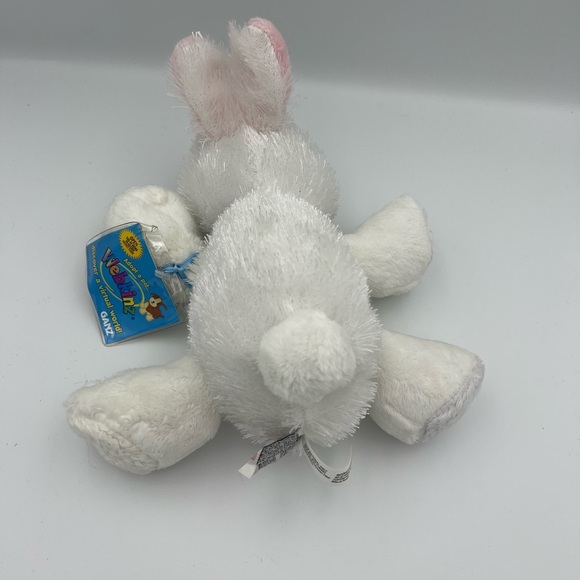 White Plush Bunny Toy for Small Pets Webkinz - Picture 4 of 5